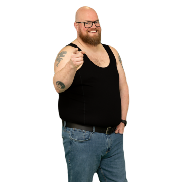 Alca Classic 2-Pck Men Singlet Black 4XL