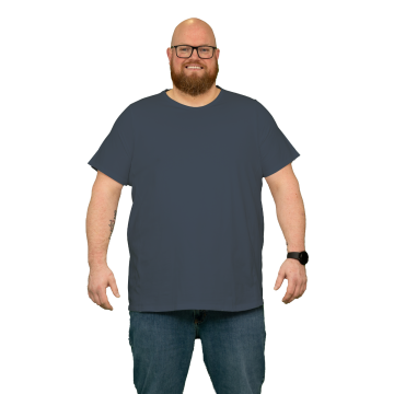 Alca Easy-Going 1-Pck Men T-Shirt O-Neck Provincial Blue 6XL