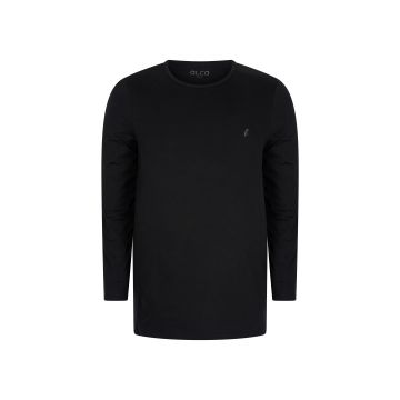 Alca Easy-Going 1-Pck Men Shirt Long Sleeve O-Neck Black 7XL