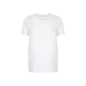 Alca Easy-Going 2-Pck Men T-Shirt V-Neck White 5XL