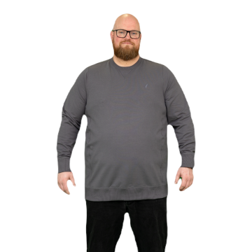 Alca Heren Crew Neck Sweater Castle Rock Grey XXL